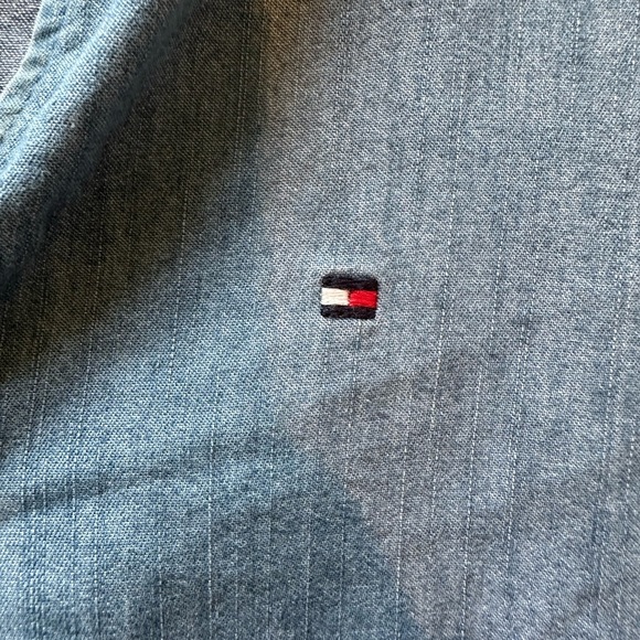 NWT Tommy Hilfiger Blue Casual Chambray Sundress - Picture 5 of 7